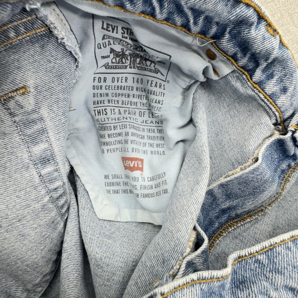 Vintage Levi's 550‎ Jeans Womens 16 Reg Blue Denim Relaxed Fit Tapered Leg USA M - Picture 5 of 12